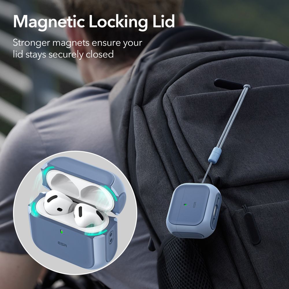 ESR AirPods 4 Θήκη Σιλικόνης με MagSafe - Orbit Halolock - Blue
