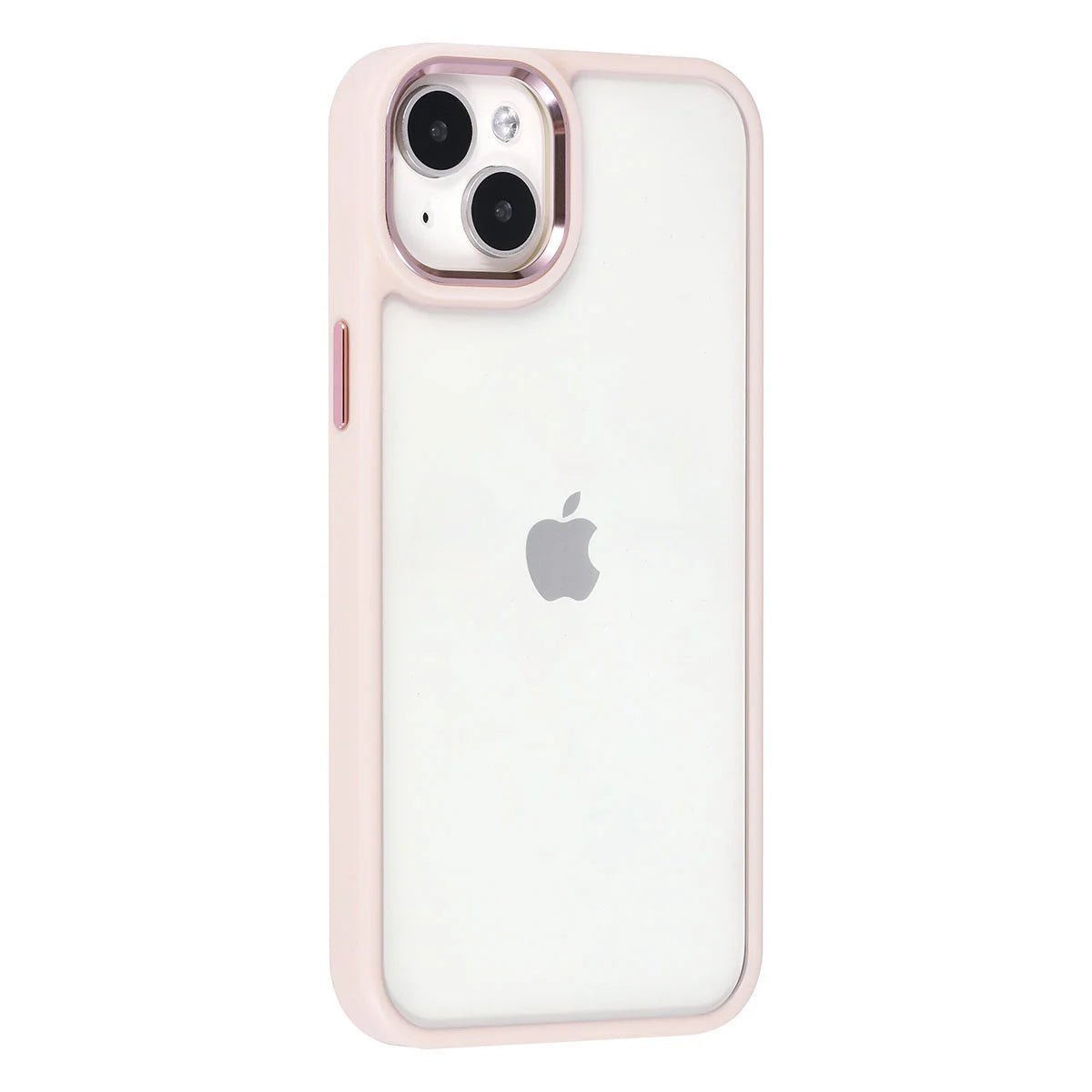 Tuniq iPhone 15 Plus / 14 Plus - Σκληρή Θήκη με Πλαίσιο Σιλικόνης - Ροζ / Διάφανο