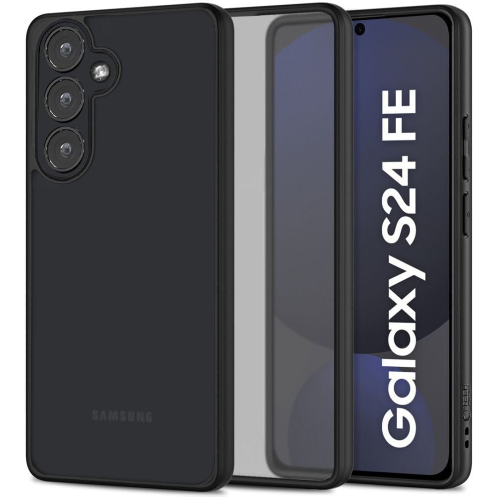 Tech - Protect Samsung Galaxy S24 FE MagMat Σκληρή Θήκη με Πλαίσιο Σιλικόνης - Matte Black