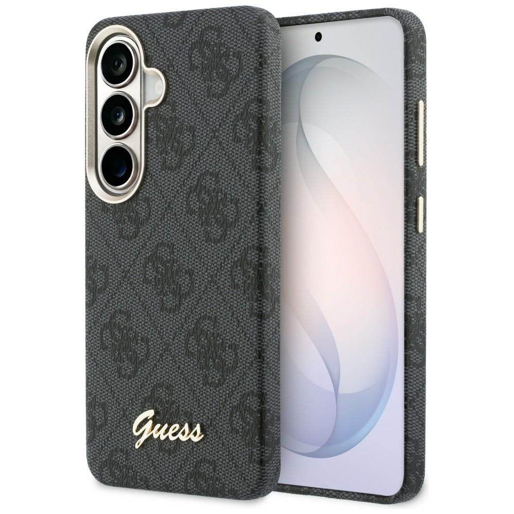 Guess Samsung Galaxy S26 - Θήκη με Επένδυση Συνθετικού Δέρματος MagSafe - 4G Script - Black