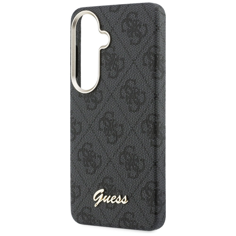 Guess Samsung Galaxy S26 - Θήκη με Επένδυση Συνθετικού Δέρματος MagSafe - 4G Script - Black