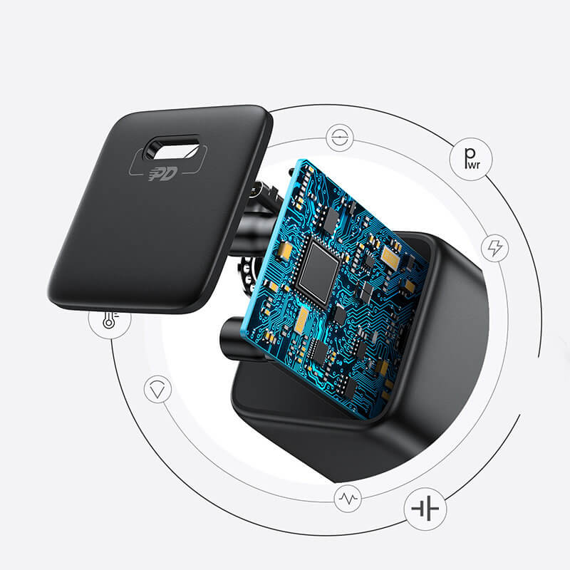 Joyroom L - P251 Οικιακός Φορτιστής Γρήγορης Φόρτισης με Θύρα Type - C PD 25W - Black