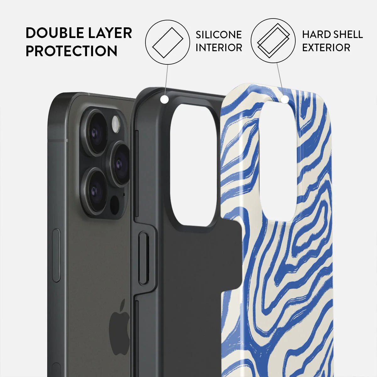 Burga iPhone 15 Pro Max Fashion Tough MagSafe Σκληρή Θήκη με MagSafe - Seven Seas