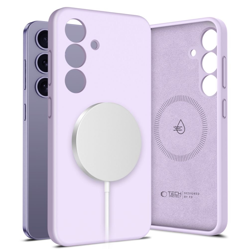 Tech - Protect Samsung Galaxy S25 Plus Liquid Silicone - MagSafe Θήκη Σιλικόνης TPU - Mauve