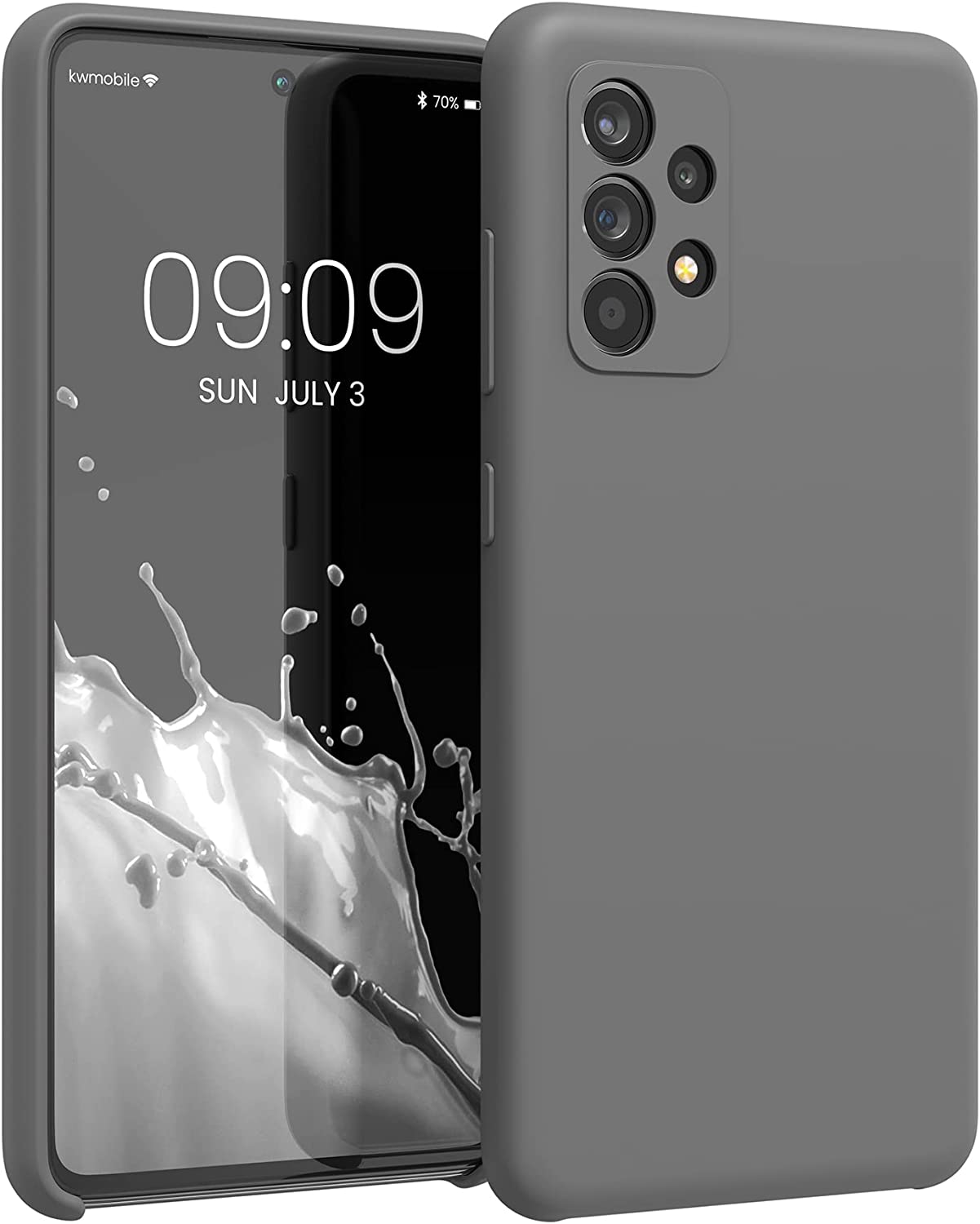 KW Samsung Galaxy A52 / A52 5G / A52s 5G Θήκη Σιλικόνης Rubber TPU - Stone Dust - 54347.155