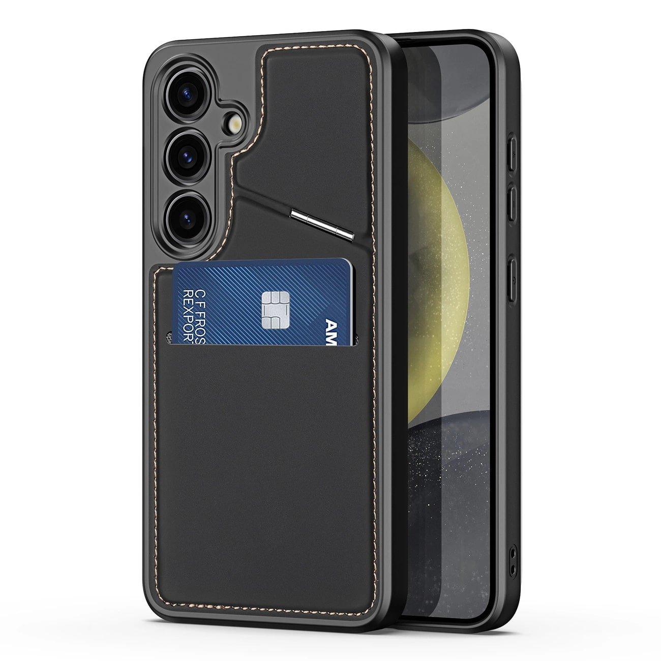 Dux Ducis Samsung Galaxy S24 Rafi II Mag Anti - RFID Θήκη με Υποδοχή για Κάρτες / Stand και MagSafe - Black