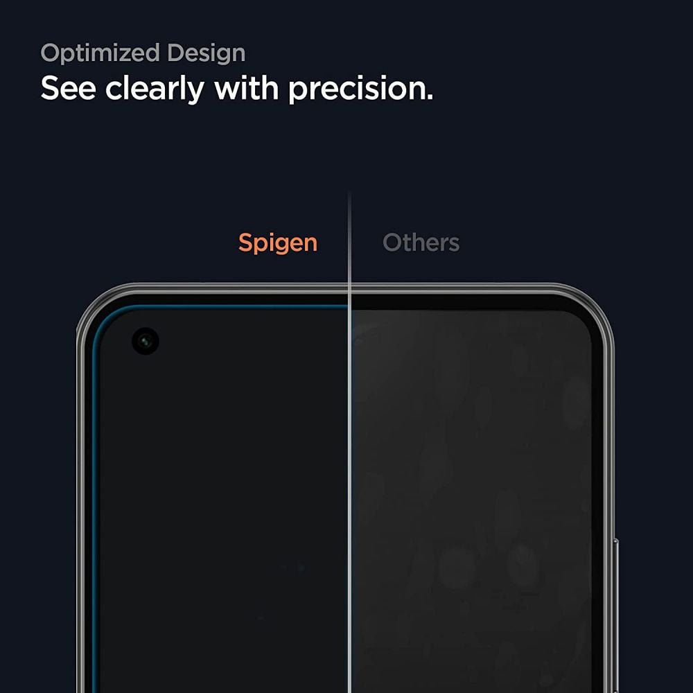 Spigen Xiaomi Mi 11 Lite / Mi 11 Lite 5G GLAS.tR Slim HD Case Friendly Full Screen Tempered Glass Αντιχαρακτικό Γυαλί Οθόνης 9H - Clear - AGL03048