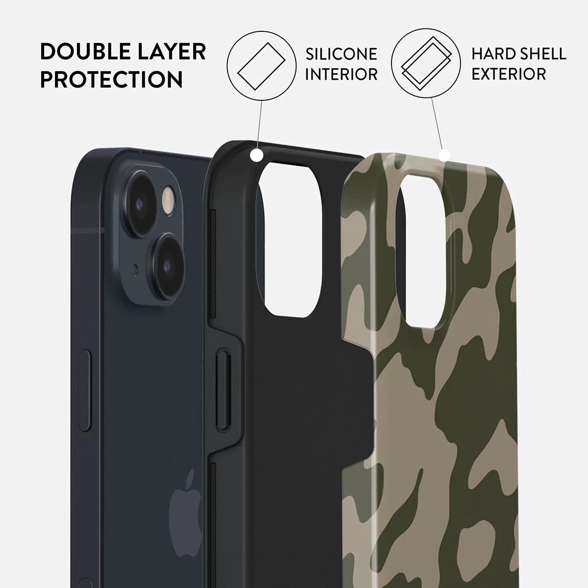 Burga iPhone 14 Plus Fashion Tough Σκληρή Θήκη - No Trace