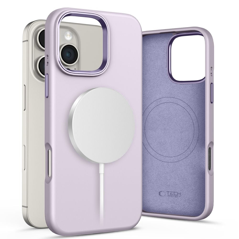 Tech - Protect iPhone 16 Pro Max Silicone Pure Θήκη Σιλικόνης TPU με MagSafe - Mauve