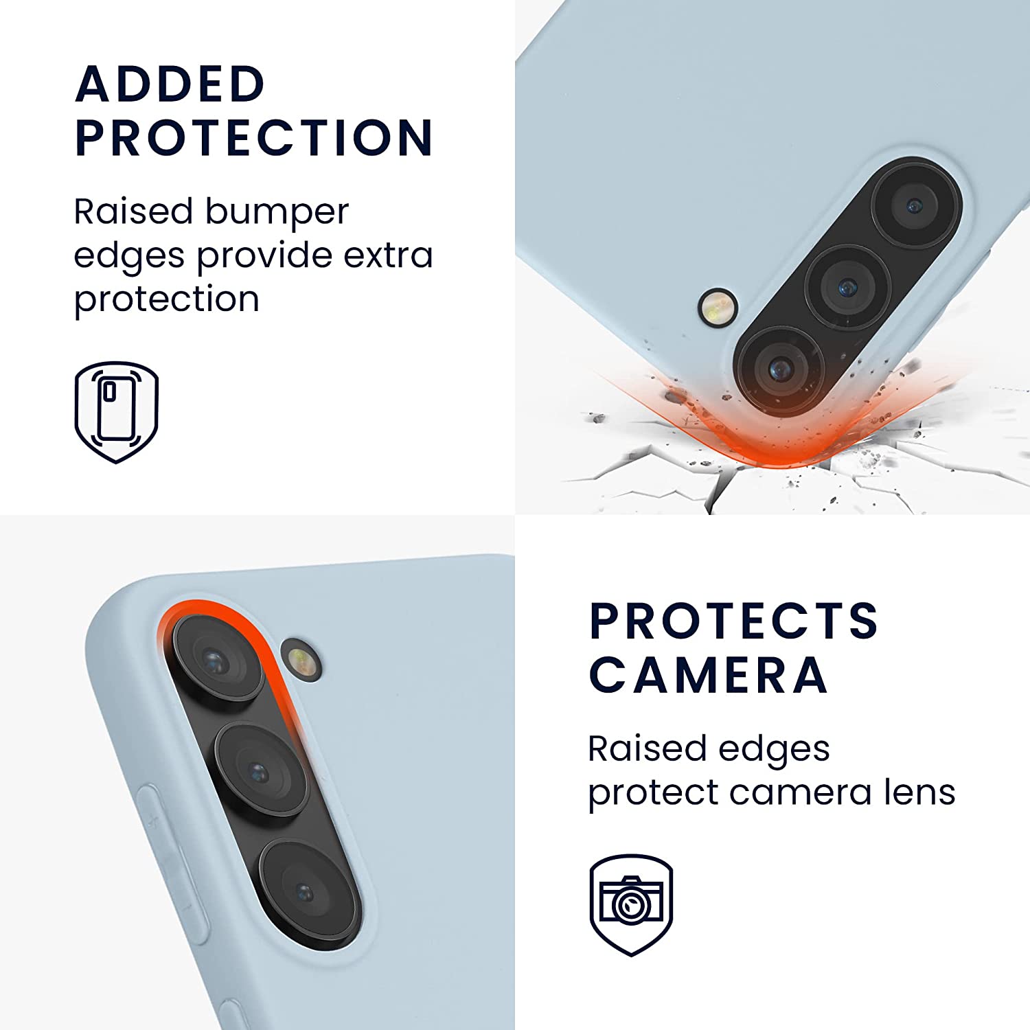 KW Samsung Galaxy S23+ Θήκη Σιλικόνης TPU - Light Blue - 60283.58