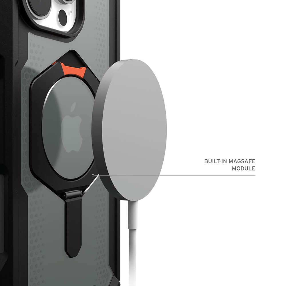 UAG iPhone 16 Pro Max Plasma XTE MagSafe Σκληρή Θήκη με Stand - Black / Orange