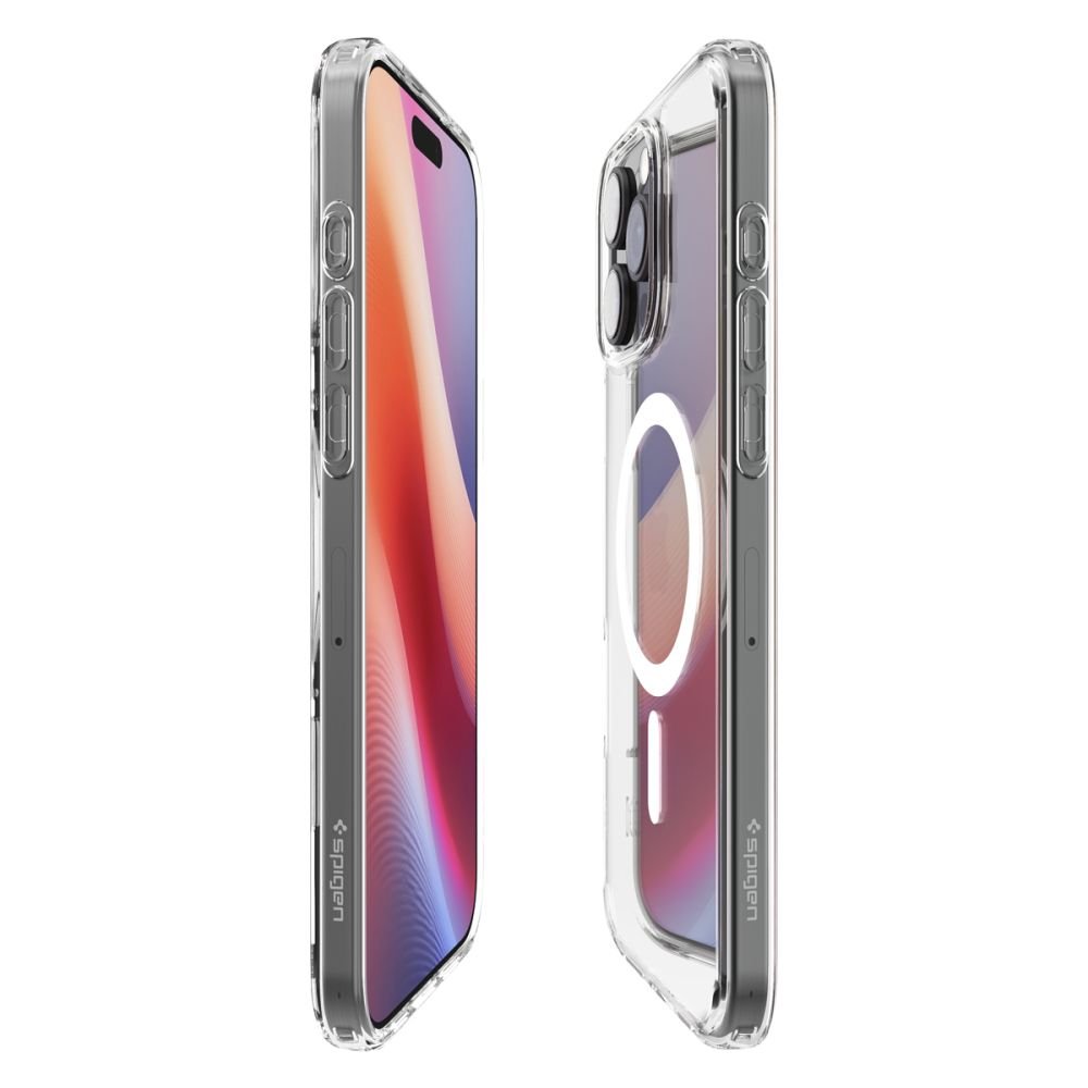 Spigen iPhone 16 Pro Max Ultra Hybrid Mag Σκληρή Θήκη με Πλαίσιο Σιλικόνης Και MagSafe - White