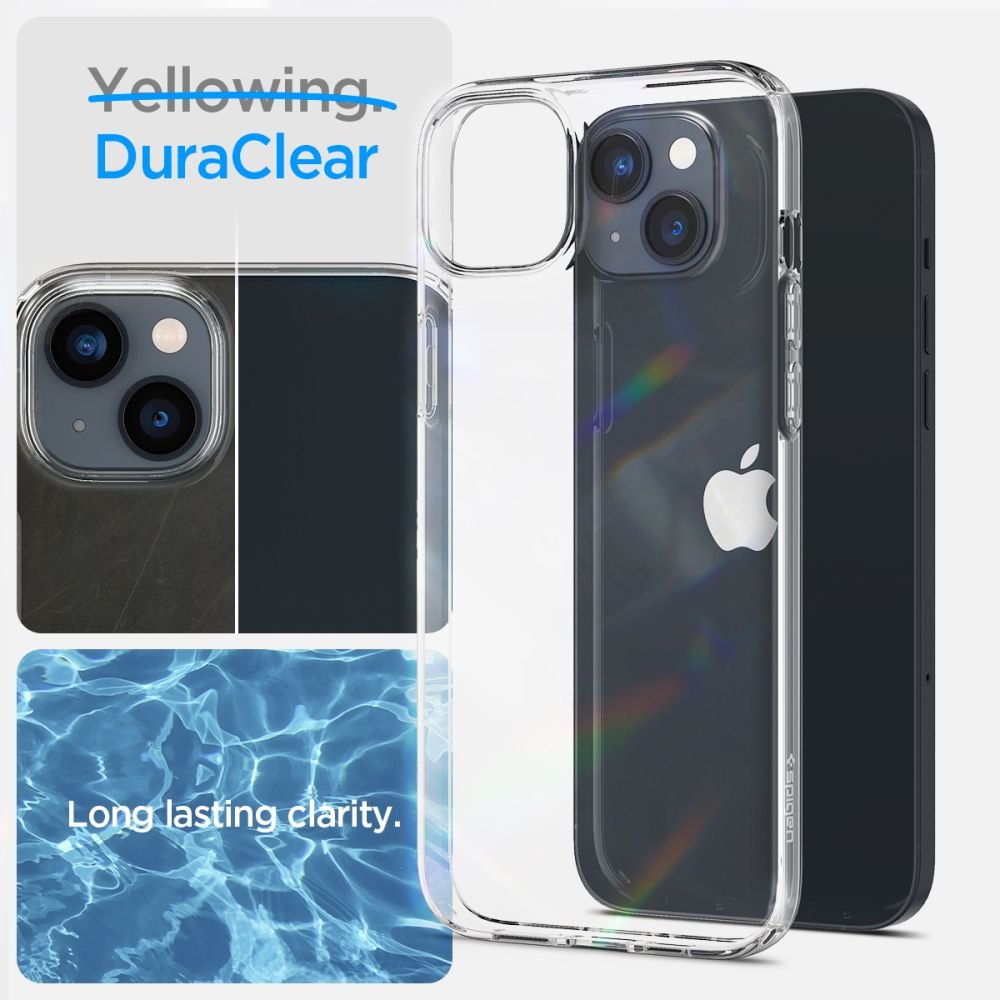 Spigen iPhone 14 Plus / iPhone 15 Plus Crystal Pack Θήκη Σιλικόνης με Προστασία Οθόνης - Crystal Clear