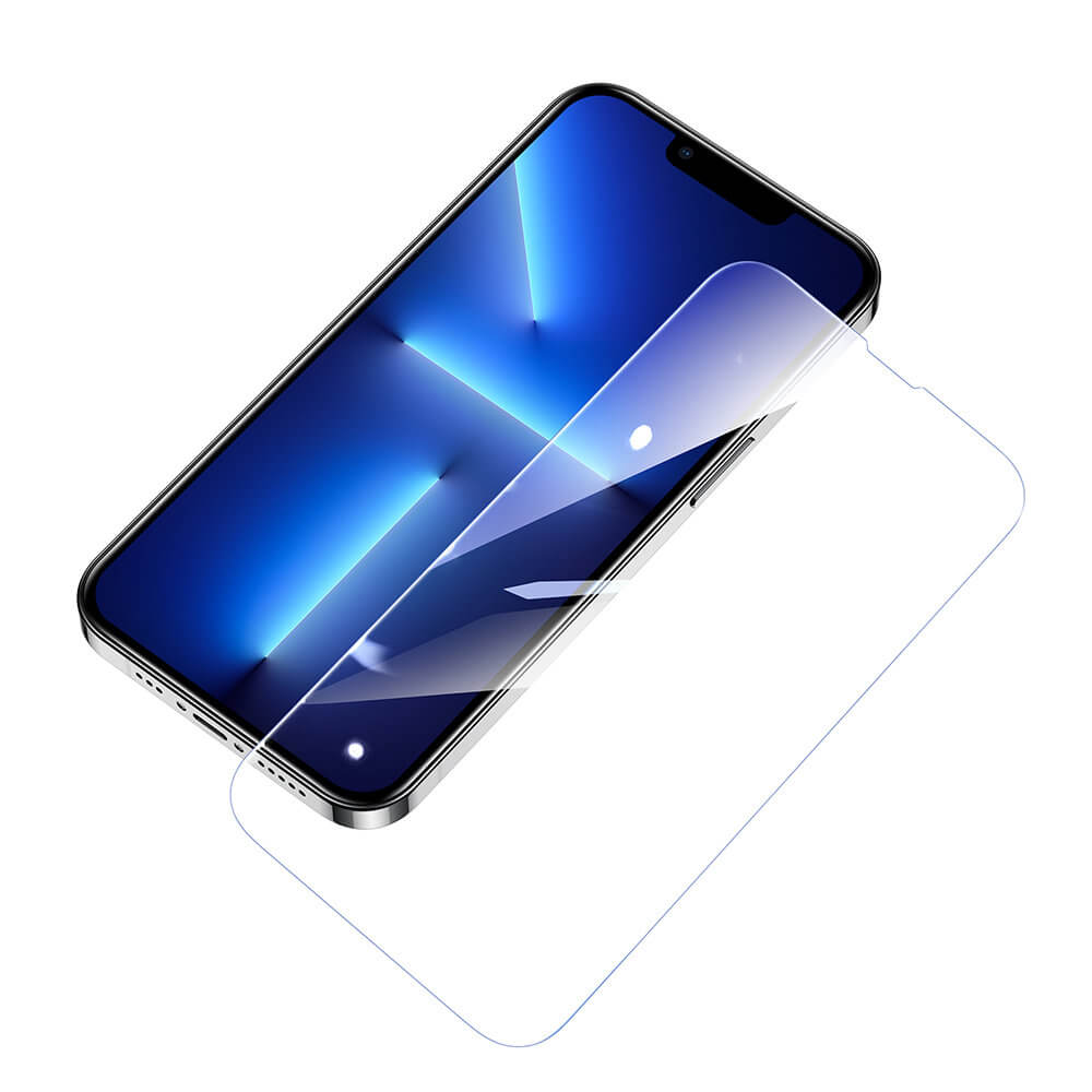Joyroom iPhone 14 Pro Knight Series 2.5D 9H Full Screen Tempered Glass Σετ με 5 Αντιχαρακτικά Γυαλιά Οθόνης - Clear - JR - DH06