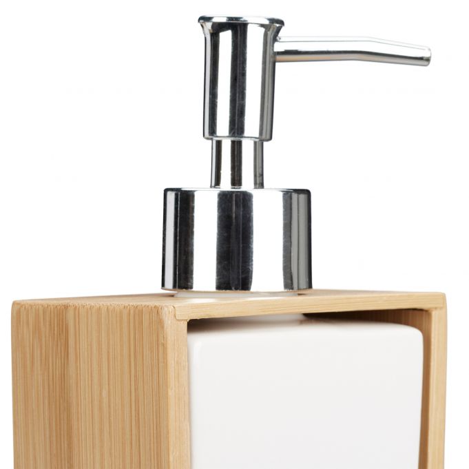 Relaxdays Αξεσουάρ Μπάνιου - White / Natural - 4052025222055