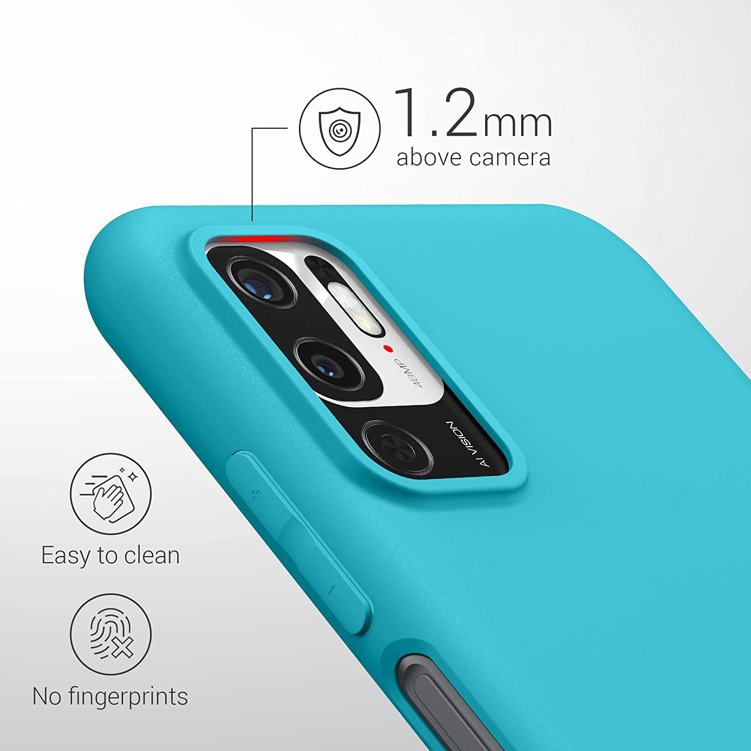 KW Xiaomi Redmi Note 10 5G Θήκη Σιλικόνης TPU - Sea Blue - 54947.223