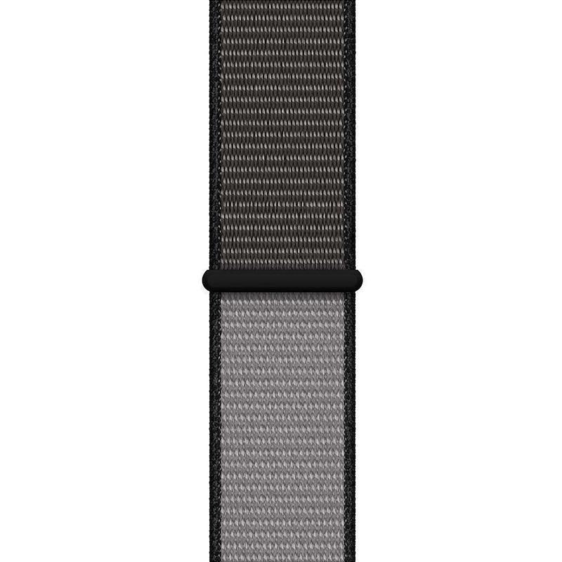 Crong Λουράκι Apple Watch 4/5/6/7/8/9/10/11 - SE (1/2/3) - ULTRA (1/2/3) - 44/45/46/49mm από Νάιλον - Nylon - Night Grey