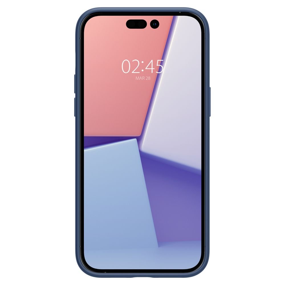 Spigen iPhone 14 Pro Max Silicone Fit Mag Θήκη Σιλικόνης με MagSafe - Navy Blue - ACS04847
