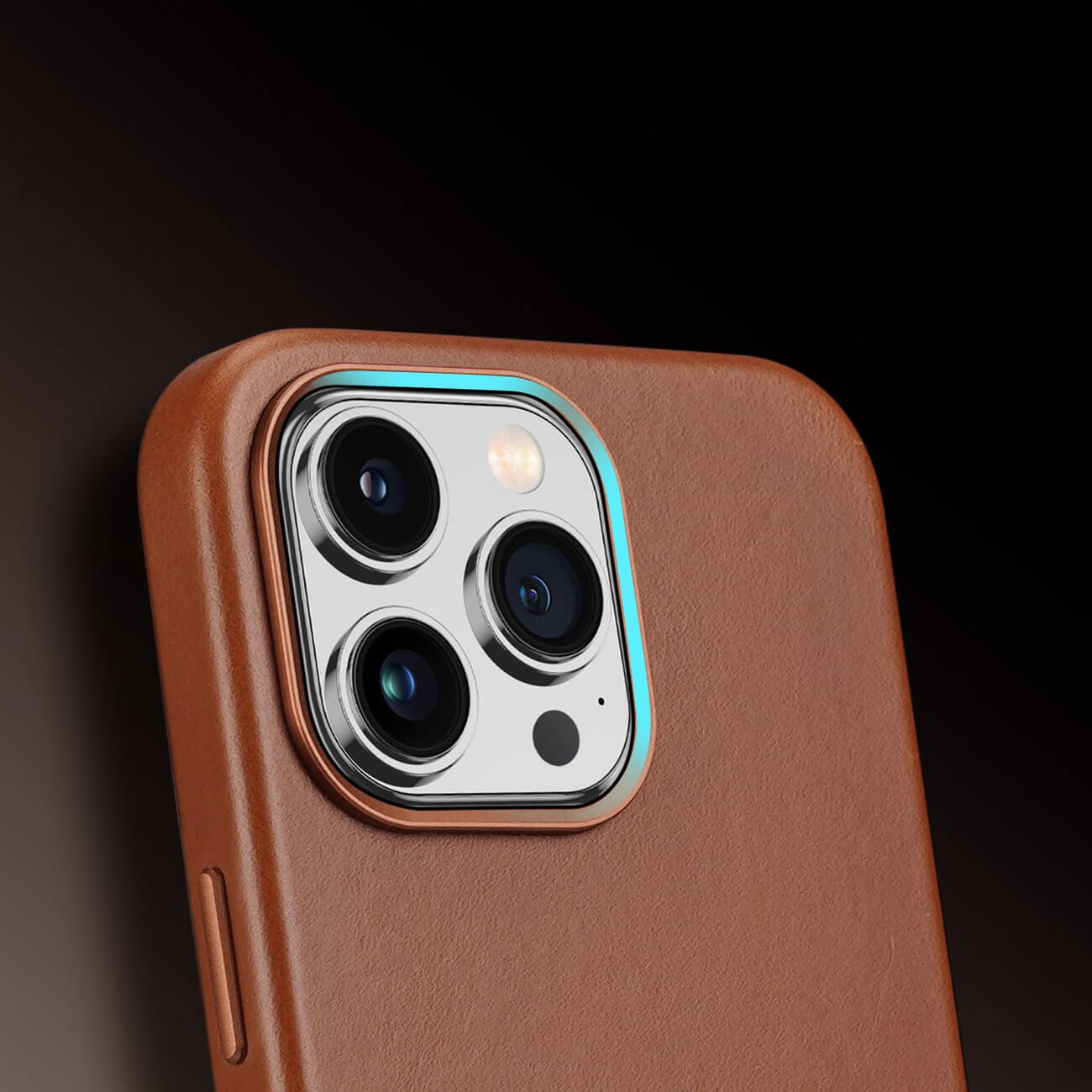 Dux Ducis iPhone 14 Pro Max Naples Leather Case Θήκη με Επένδυση Γνήσιου Δέρματος και MagSafe - Brown