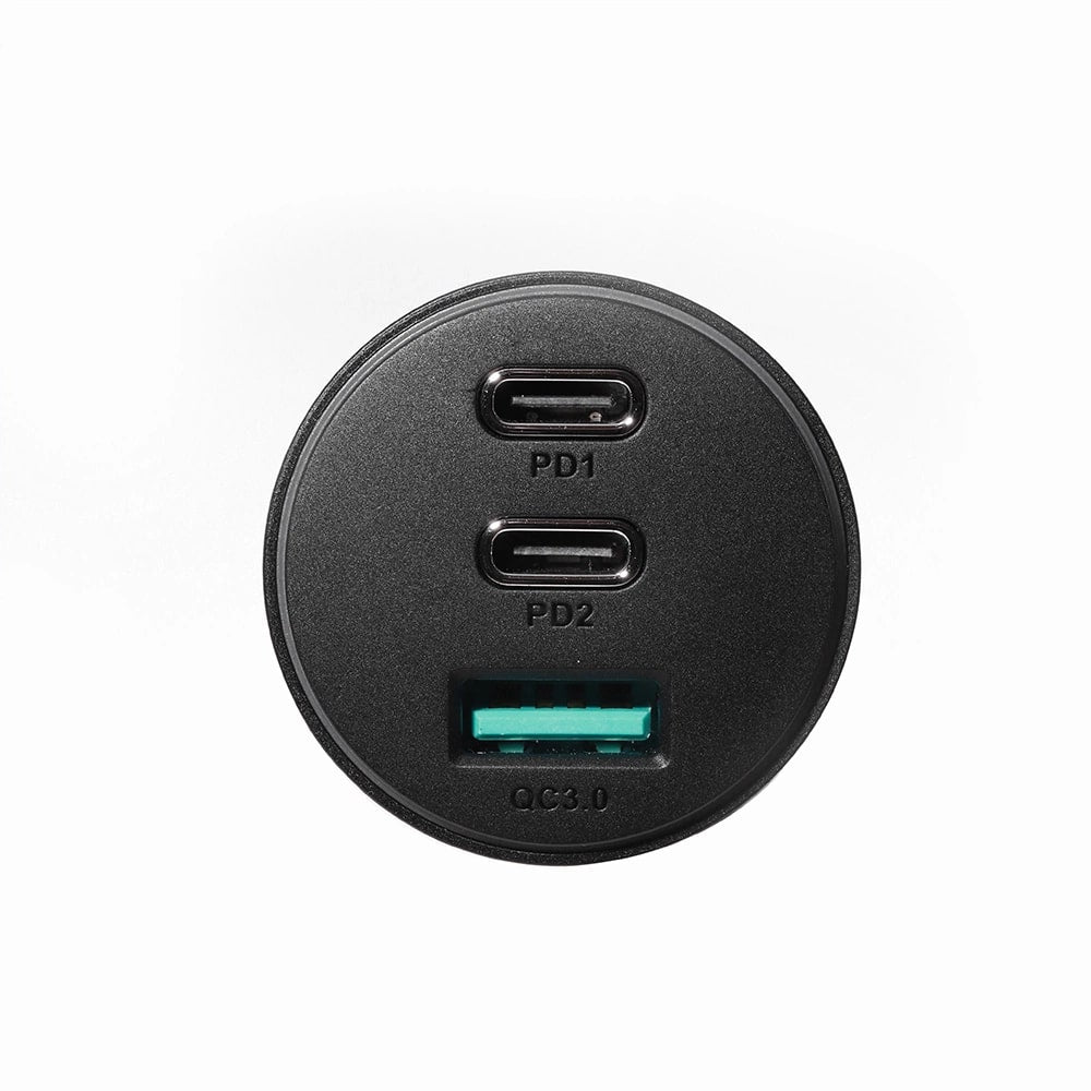 Joyroom JR - CL26 70W Φορτιστής Αυτοκινήτου με 1 Θύρα USB και 2 Θύρες Type - C - Black