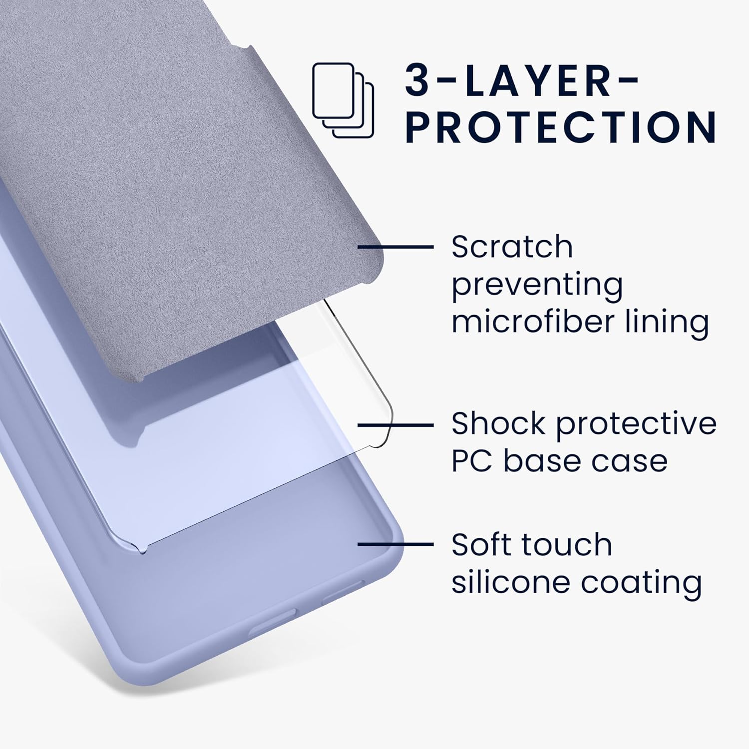 KW Samsung Galaxy A35 5G Θήκη Σιλικόνης Rubberized TPU - Lavender