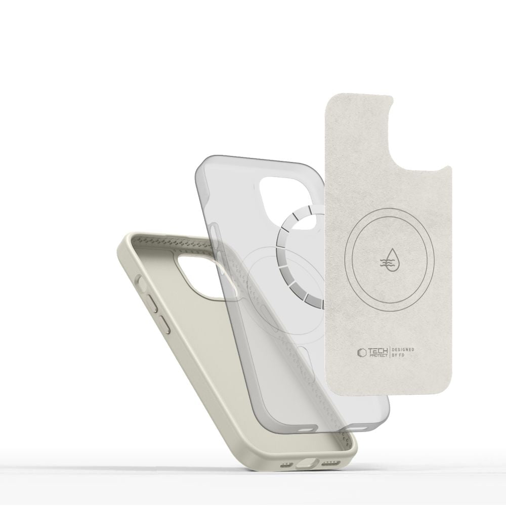 Tech - Protect iPhone 15 Silicone Pure Θήκη Σιλικόνης TPU με MagSafe - Cosmic Latte