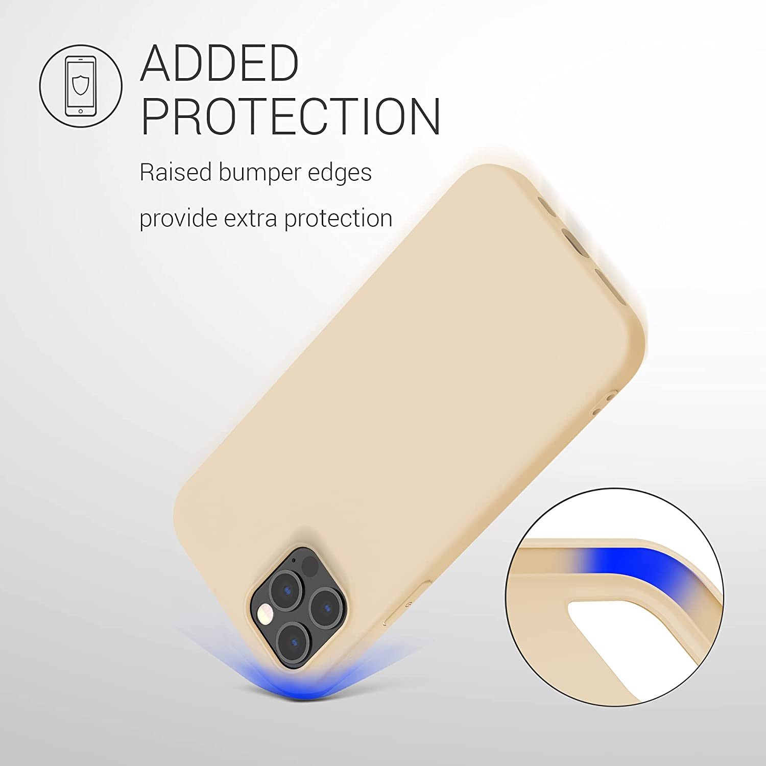 KW iPhone 12 Pro Max Θήκη Σιλικόνης TPU - Buttercream - 53940.210