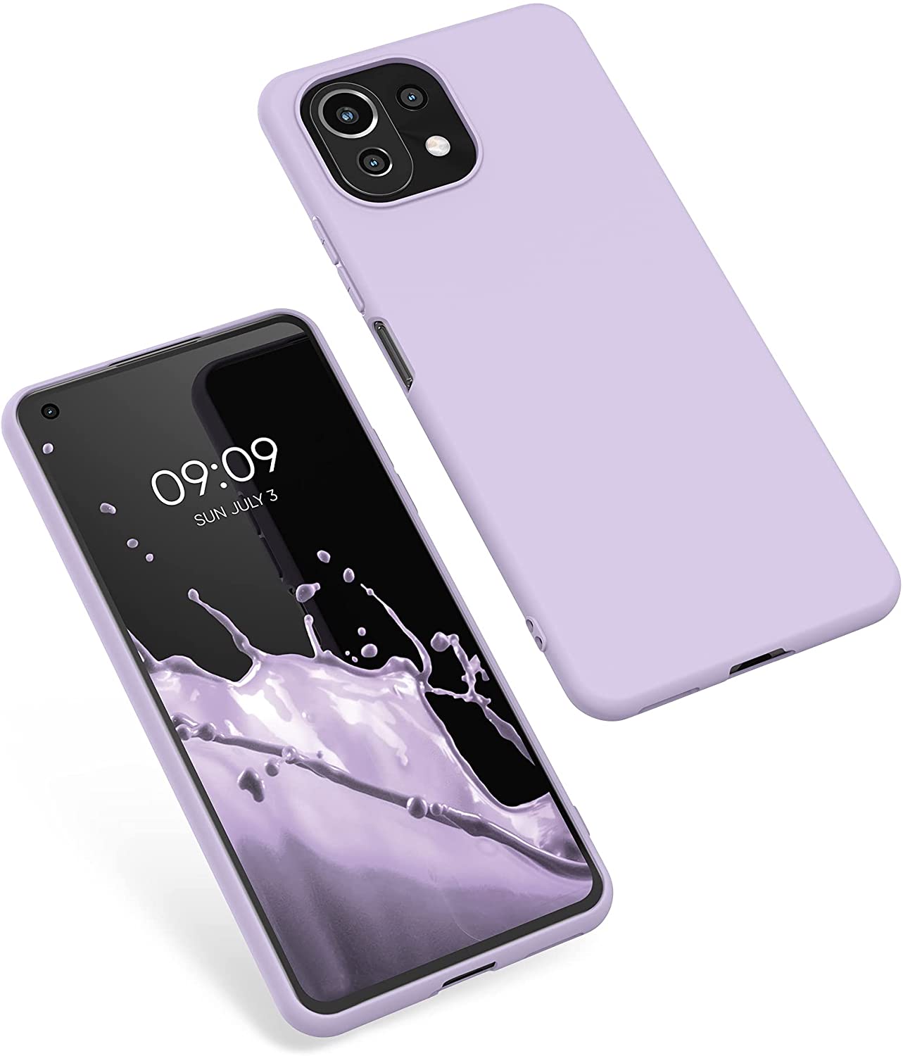 KW Xiaomi Mi 11 Lite / Mi 11 Lite 5G Θήκη Σιλικόνης TPU - Lavender - 54726.108