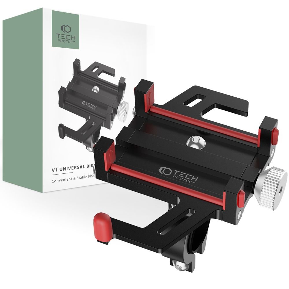 Tech - Protect V1 Universal Βάση Κινητού για Ποδήλατο - Black / Red