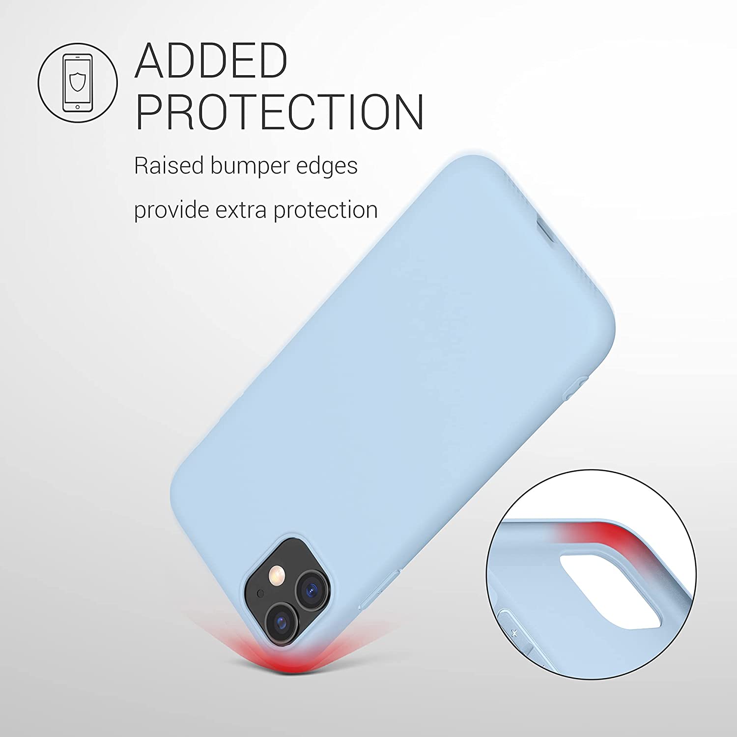 KW iPhone 11 Θήκη Σιλικόνης TPU - Light Blue Matte - 49787.58