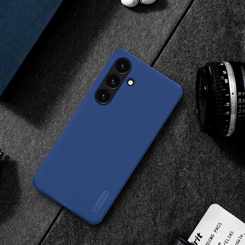Nillkin Samsung Galaxy S24+ Super Frosted Shield Pro Σκληρή Θήκη με Πλαίσιο Σιλικόνης - Blue