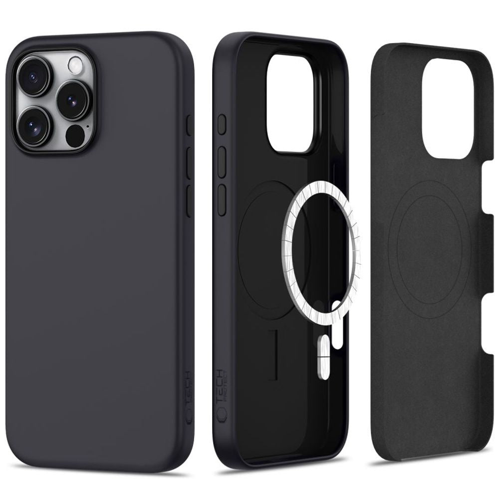 Tech - Protect iPhone 16 Pro Silicone MagSafe Θήκη Σιλικόνης TPU - Matte Black