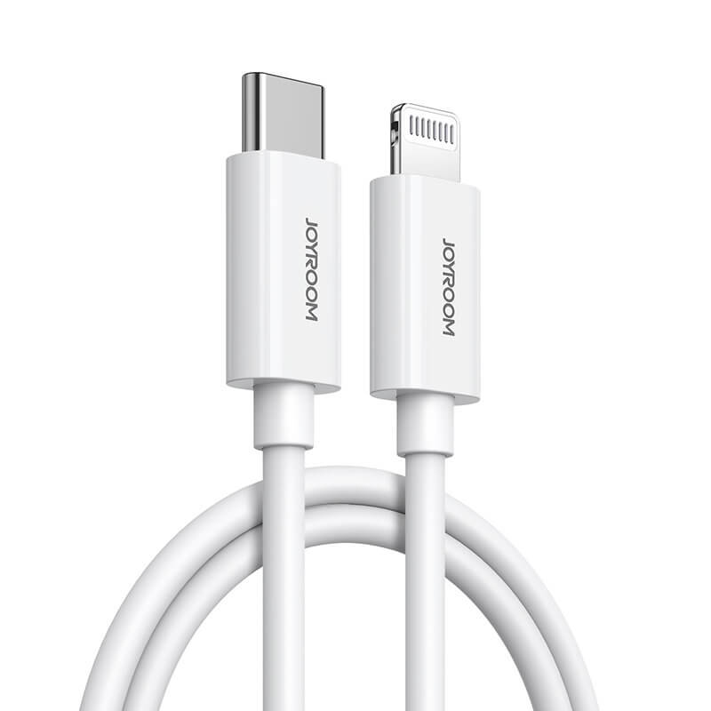 Joyroom S - M430 PD 27W - Καλώδιο Δεδομένων και Φόρτισης Type - C to Lightning 1.2M - White