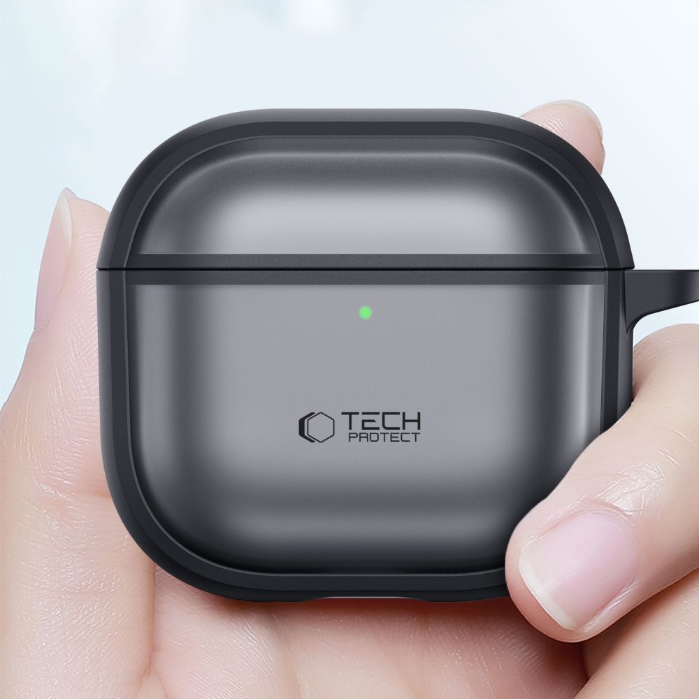 Tech - Protect AirPods 4 - Θήκη από Σκληρό Πλαστικό και Σιλικόνη - MagMat - Black