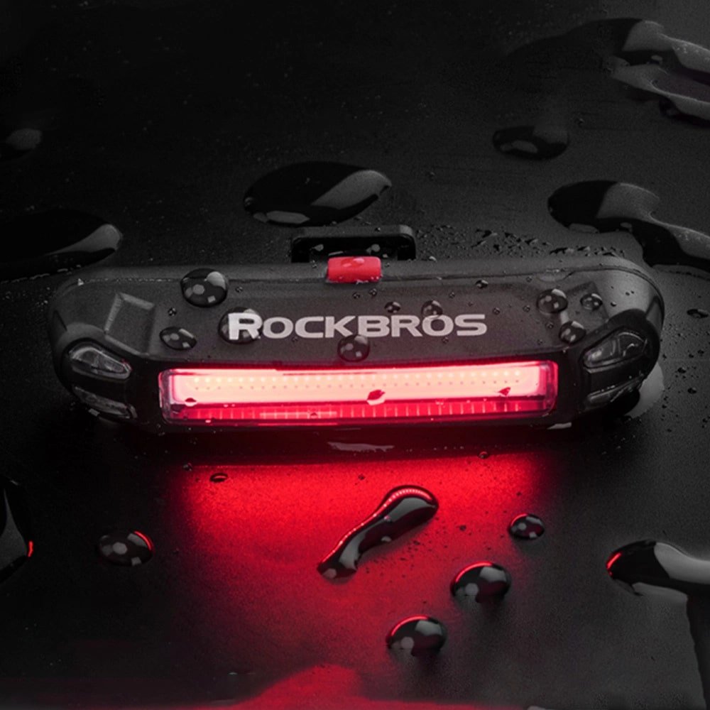 Rockbros A54BK Επαναφορτιζόμενο Πίσω Φως Ποδηλάτου - Black