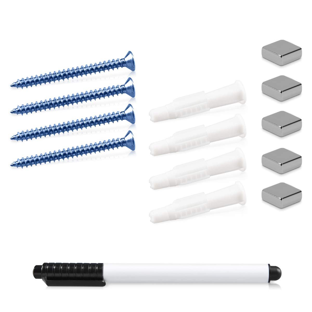 Navaris Μαγνητικός Γυάλινος Πίνακας - 90x60cm - Design World Map - 45723.01