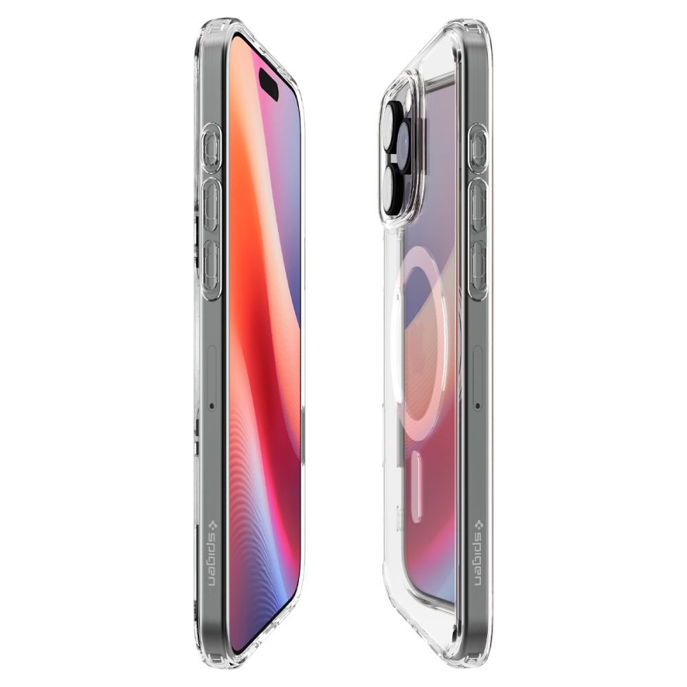 Spigen iPhone 16 Pro Ultra Hybrid T Mag Σκληρή Θήκη με Πλαίσιο Σιλικόνης με MagSafe - White