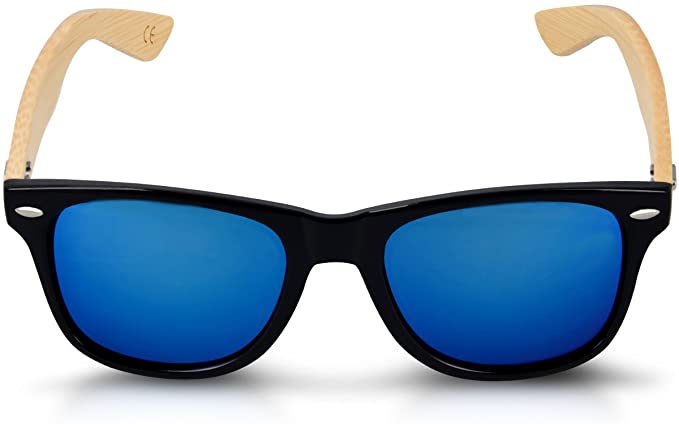 Navaris Unisex Γυαλιά Ηλίου - UV400 - Black / Blue - 40731.01.04