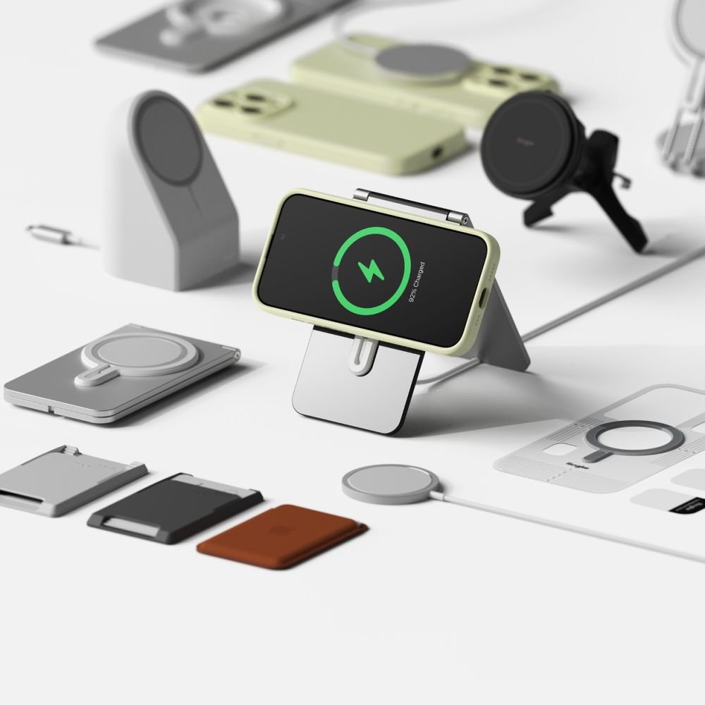 Ringke iPhone 15 Pro Silicone Magnetic MagSafe Case Θήκη Σιλικόνης με MagSafe - Sunny Lime