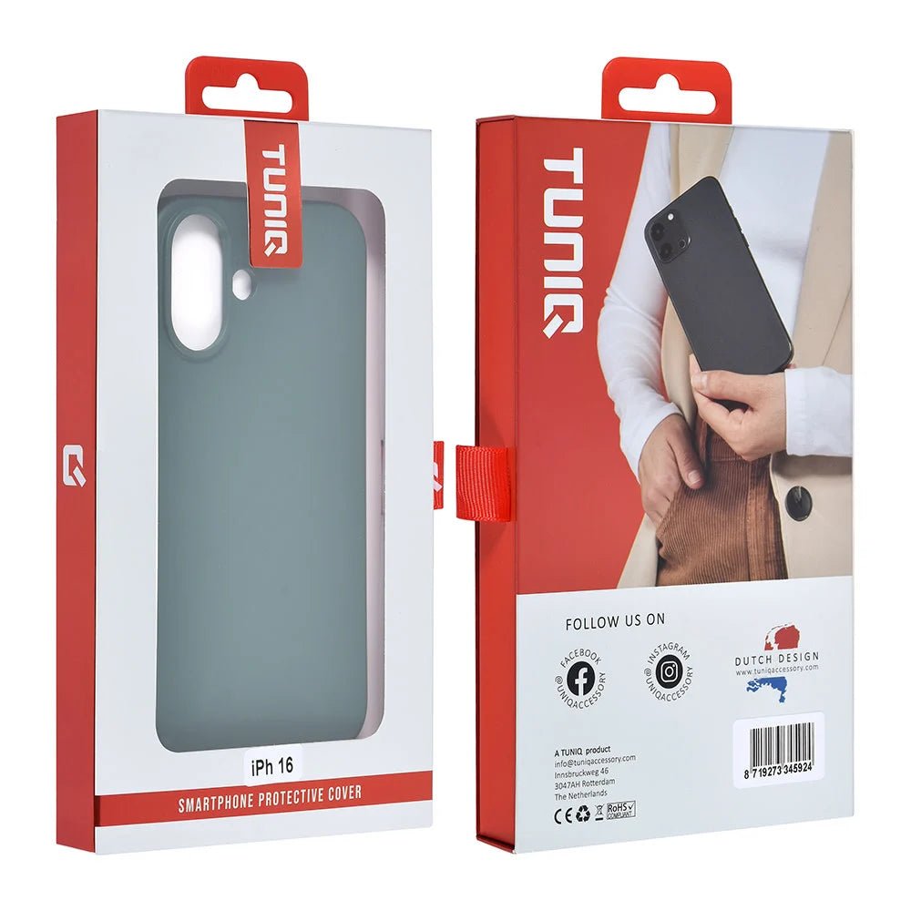 Tuniq iPhone 16 Θήκη Σιλικόνης - Green