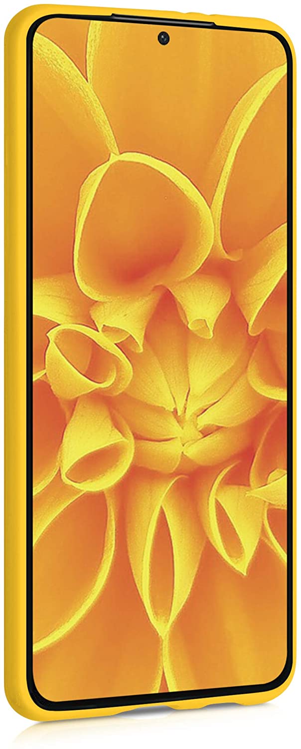 KW Samsung Galaxy S21 Θήκη Σιλικόνης TPU - Honey Yellow - 54055.143
