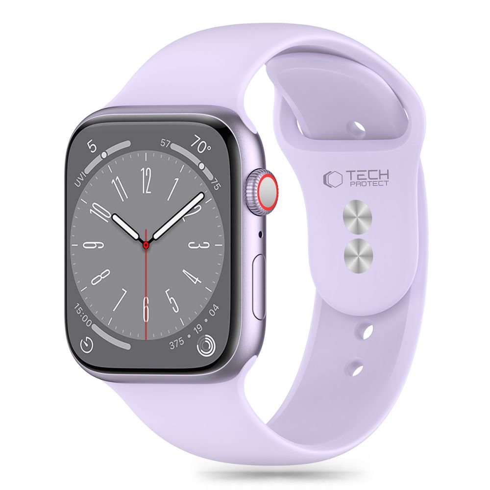 Tech - Protect Λουράκι Apple Watch 4/5/6/7/8/9/10/11 - SE (1/2/3) - ULTRA (1/2/3) - 44/45/46/49mm Silicone Σιλικόνης - Elegant Purple