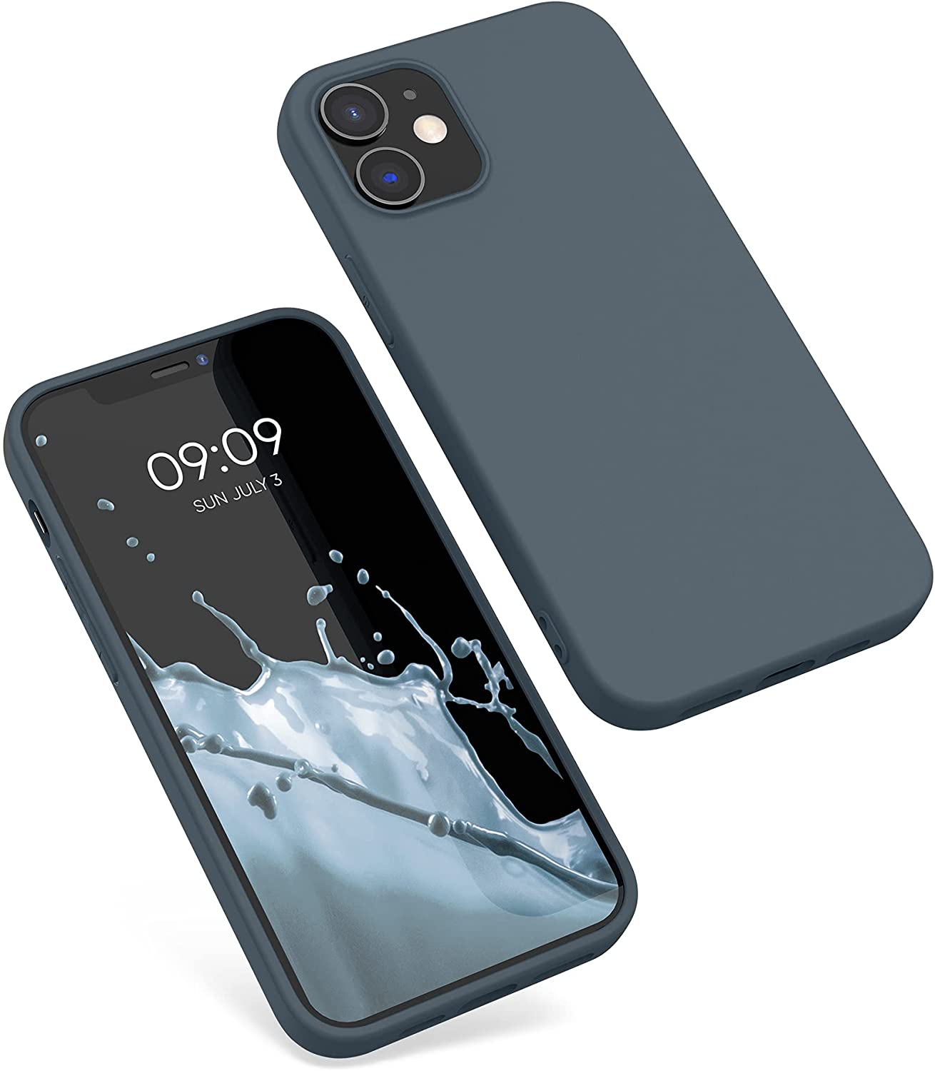 KW iPhone 12 / iPhone 12 Pro Θήκη Σιλικόνης TPU - Slate Grey - 53938.202
