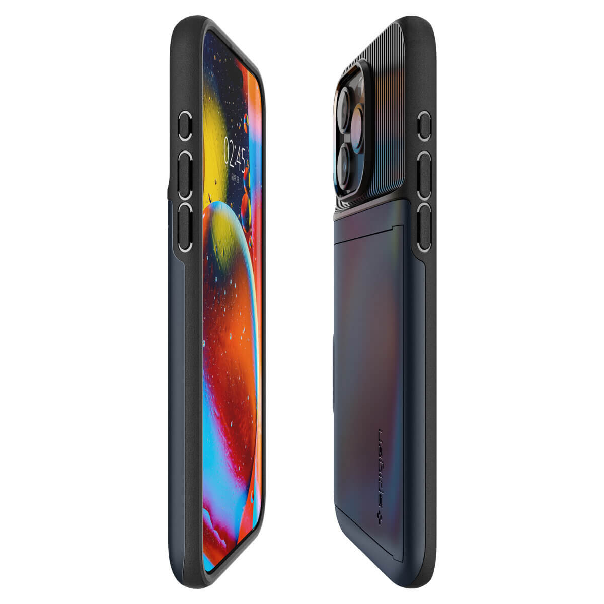 Spigen iPhone 15 Pro Max Slim Armor CS Σκληρή Θήκη - Blue