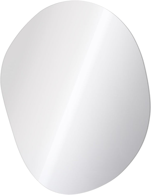 Navaris Καθρέπτης Τοίχου με Ακανόνιστο Οβάλ Σχήμα Χωρίς Πλαίσιο - 50 x 50 cm - Silver - 54705.06