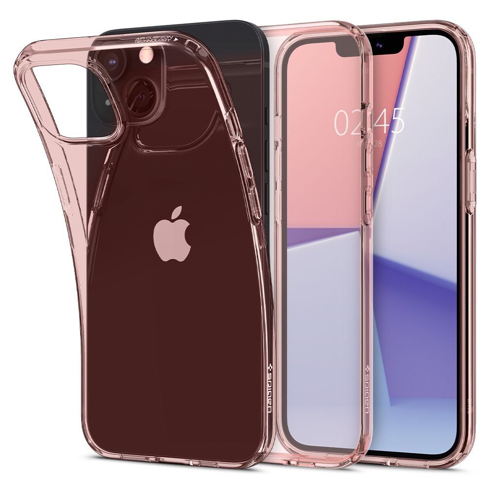Spigen iPhone 13 Crystal Flex Θήκη Σιλικόνης - Rose Crystal