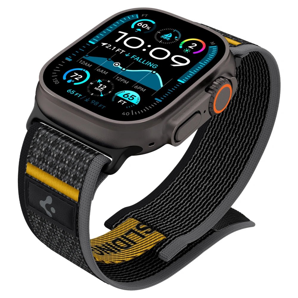 Spigen Λουράκι Apple Watch 8/9/10/11 - SE (1/2/3) - Ultra (1/2/3) – 44/45/46/49mm - Athlex Air - Active Black