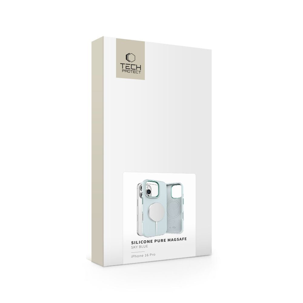 Tech - Protect iPhone 16 Pro Silicone Pure Θήκη Σιλικόνης TPU με MagSafe - Sky Blue