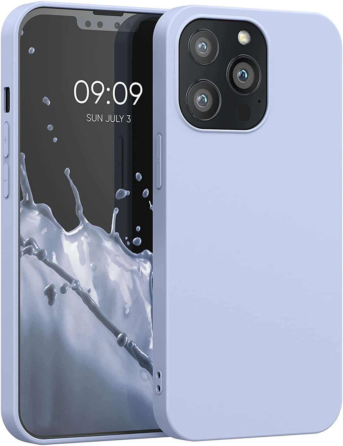 KW iPhone 13 Pro Θήκη Σιλικόνης TPU - Light Blue Matte - 55958.58
