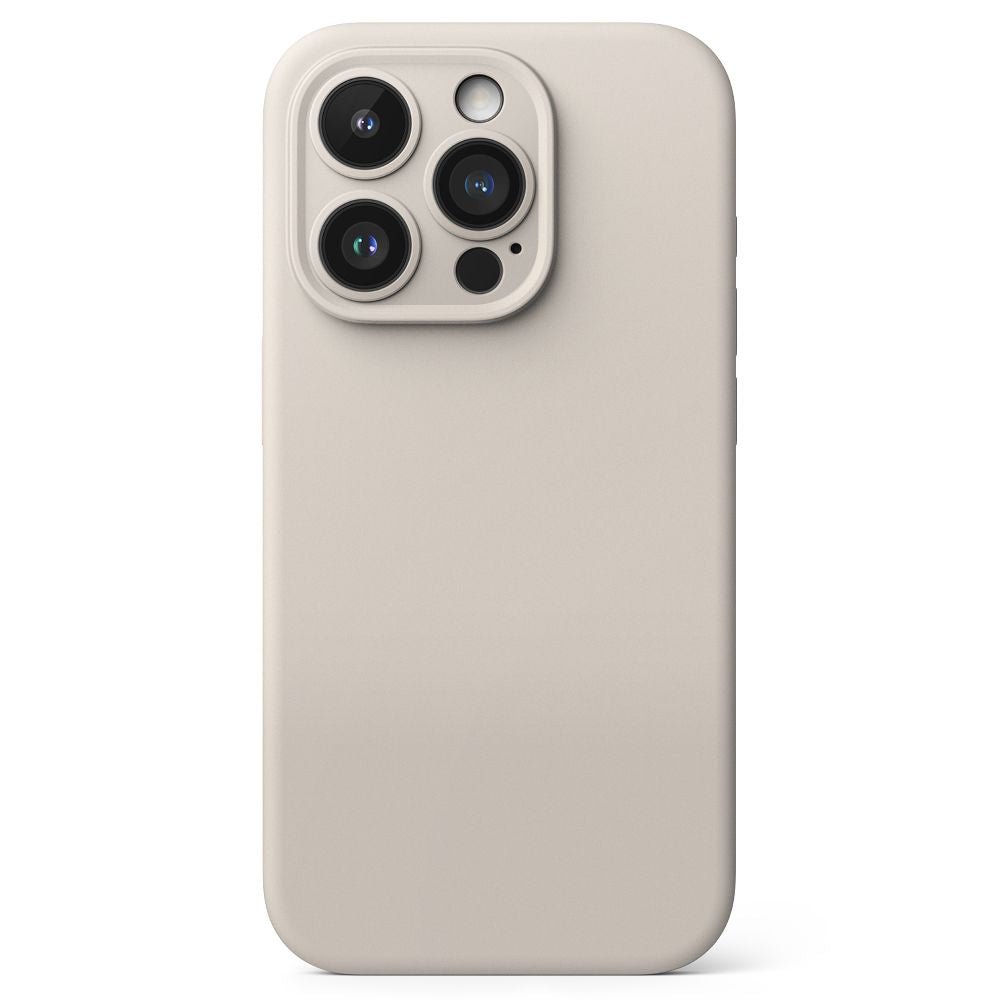 Ringke iPhone 15 Pro Silicone Magnetic MagSafe Case Θήκη Σιλικόνης με MagSafe - Stone
